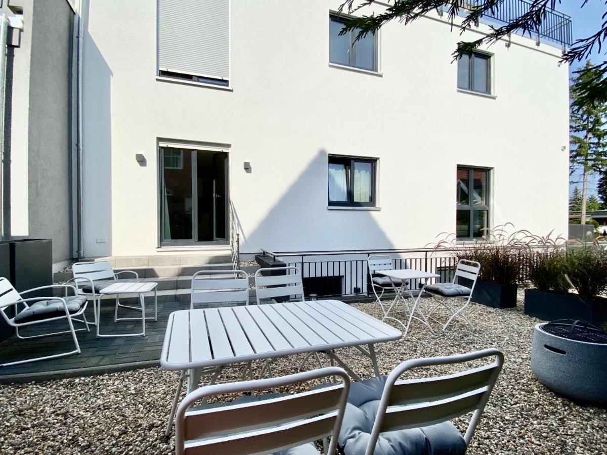 Modernes Apartment, Terrasse Und Garten Am Lilienthalpark Im Suedwesten Berlins Экстерьер фото